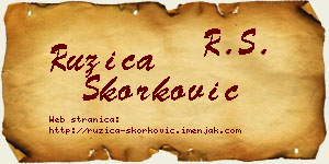 Ružica Skorković vizit kartica
